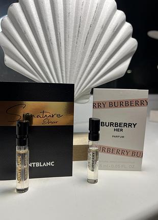 Пробник marc jacobs monblanc burberry armani montale mancera