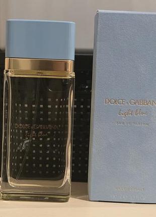Оригінал dolce & gabbana light blue eau de parfum 100 мл з коробкою