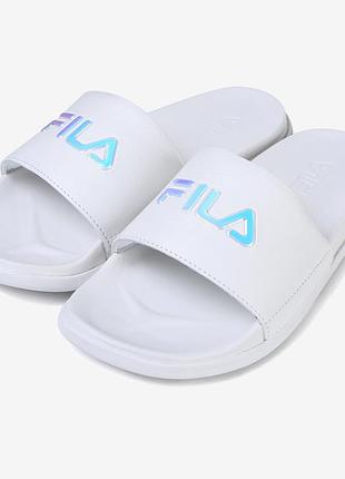 Оригінальні жіночі шльопанці fila 36 розмір білі тапки сланці оригінал (в наявності)