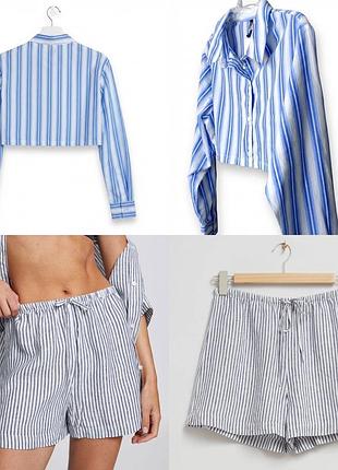Льняные шорты other stories s рубашка zara в подарок