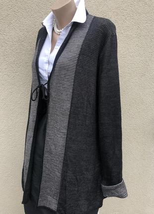 Кардиган удлиненный,трикотажный жакет(пиджак),кофта большого размера, gerry weber9 фото