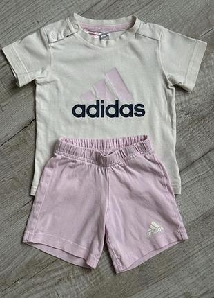 Оригінальний костюм-двійка, бренду adidas, 80-86 розмір