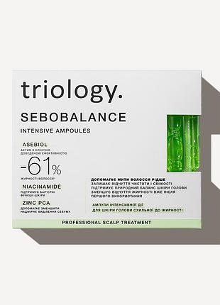 Triology sebobalance — балансувальна сироватка для шкіри голови, схильної до жирності, 5×5 мл (332444)