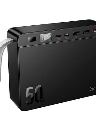 Умб hoco carretera power bank pd j166 50000mah |3usb/2type-c, 22.5w/3a, pd/qc|