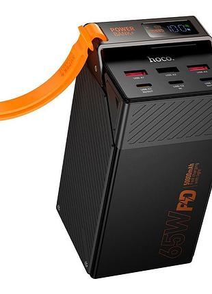 Умб hoco harmony pd65w fully compatible power bank db100a 50000mah |3a/3c, pd/qc, 65w/4.5a|