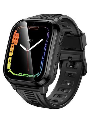 Smart watch hoco 4g children phone-watch y108 ipx7|1.69", 4g/lbs/wi-fi/gps|