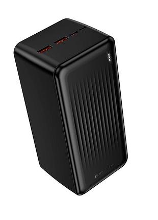 Умб borofone clever pd fully compatible power bank bj80c 50000mah |2usb/1type-c, 22.5w/3a, pd/qc|