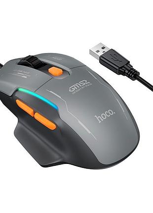 Мышь hoco reddy rgb gaming wired mouse gm52 |6 keys, 800/1600/2400/3200/4800/12800 dpi|