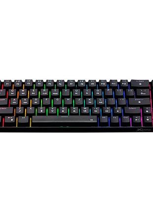 Клавиатура xtrike me tri-mode mechanical wireless keyboard gk-995w wh |68 keys, bt/2.4g/type-c, rgb, en layout|