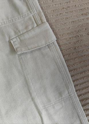 Брюки pull &amp; bear xs,s бежевые 4