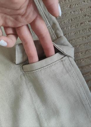 Брюки pull &amp; bear xs,s бежевые 5