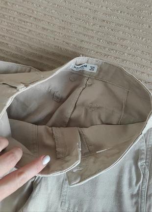 Брюки pull &amp; bear xs,s бежевые 9