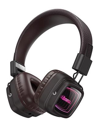 Наушники hoco w72 earl ⅲ abyss mirror bt headphones |bt6.0/aux, 25h|