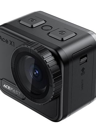 Спорт камера acefast 4k waterproof action camera x1 |sony imx386, wi-fi, 2.1"|
