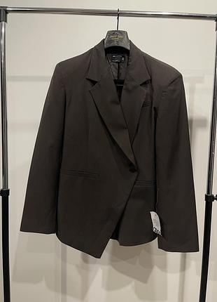 Стильний коричневий жакет / піджак asos design (новий, з біркою)