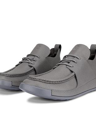 Мужские кожаные мокасины туфли ecco cozmo m, 42р.