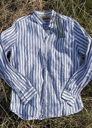 Лляна сорочка в лінію uniforms for dedicated