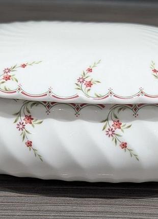 Вінтажна скринька wedgwood pink garland — bone china, англія