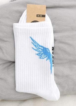 Жіночі шкарпетки "wings" білі