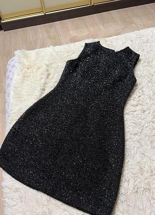 Платье 👗 женское черное zara нарядное коктейльное