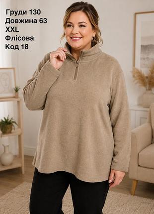 Фліска жіноча з блискавкою до горла