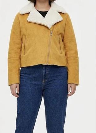 Жіноча стильна куртка-авіатор zara basic l-xl