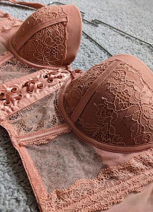 Женский кружевной бюстье yamamay кружевной корсет топ