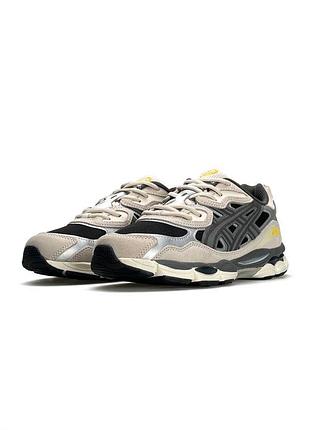 Asics gel-nyc black grey beige