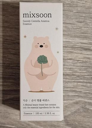 Mixsoon soondy centella asiatica essence – концентрована есенція з екстрактом центелли 100 мл