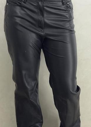Штани шкіряні zara