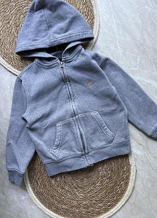 Кофтинка спортивна з капюшоном кенгурушка на хлопчика 2-3 роки polo ralph lauren