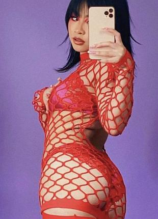 Ідеальна червона сукня сітка 😍❤️ savage x fenty by rihanna