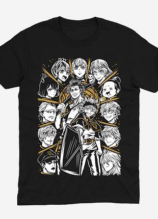 Футболка аниме чёрный клевер black clover (th260) xxxl