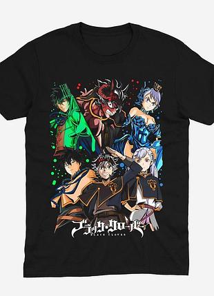 Футболка аниме чёрный клевер black clover (th262) xxxl