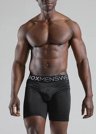 Мужские дышащие компрессионные шорты boxmens wear blackout мужские боксеры трусы