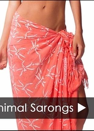 1 world sarongs пляжное парео саронг, накидка, палантин, платок, бахрома 120/150