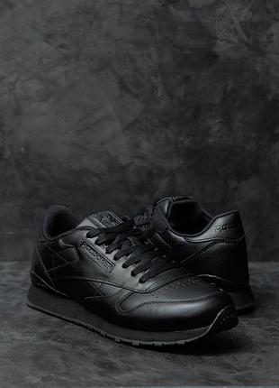 Reebok classic super leather black 2