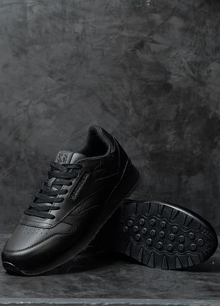 Reebok classic super leather black 3
