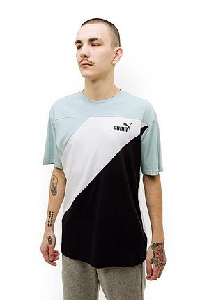 Футболка puma power colorblock tee 67892922