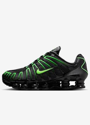 Кросівки nike shox tl black/green av3595-012