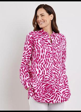 Рубашка льняная свободного кроя gerry weber