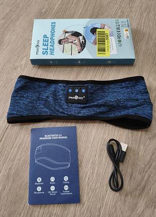 Бездротові навушники-пов'язка musicozy gh01 bluetooth 5.4 для сну, спорту та відпочинку