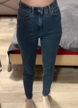Джинси slim mom жіночі сині lc waikiki