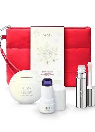 Подарочный набор уход kiko milano snow-kissed holiday mountain mates skincare set