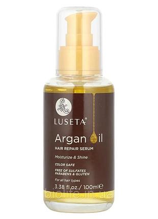 Luseta beauty, арганова олія, відновлювальна сироватка для волосся, 100 мл.