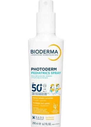 Спрей сонцезахисний bioderma photoderm pediatrics spf 50+ 200мл