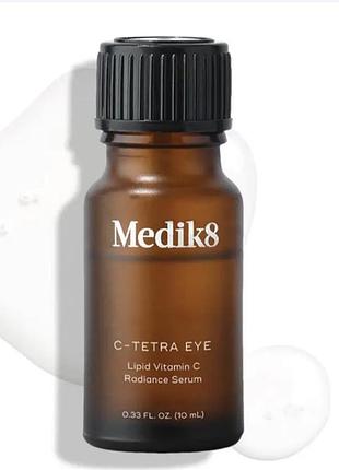 Денна сироватка навколо очей з вітаміном с medik8 c-tetra eye lipid vitamin c antioxidant serum 10 мл.