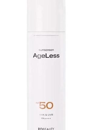 Сонцезахисний крем для обличчя антивіковий spf-50 robeauty, 50 г