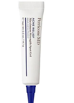 Perricone md гель для лікування акне та прищів 14.1g acne relief maximum strength spot gel