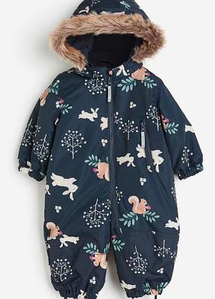 Зимовий комбінезон h&m дитячий 12-18 місяців